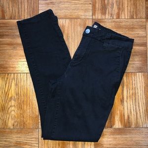 Black skinny chinos